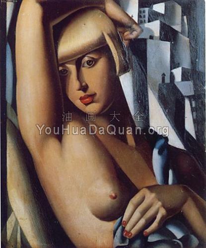 Portrait of Suzy Solidor - 塔梅拉·德·莱姆皮卡